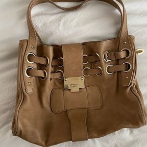 Jimmy Choo hobo leather bag